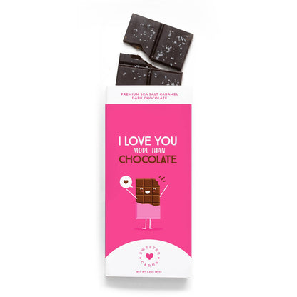 Love Card with Chocolate Bar Inside! More than Chocolate!