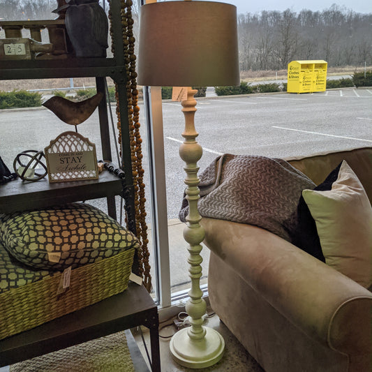 Floor Lamp 3-Way Cream 5'