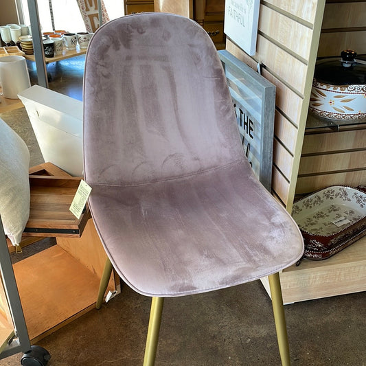 Pink dining chairs (2)