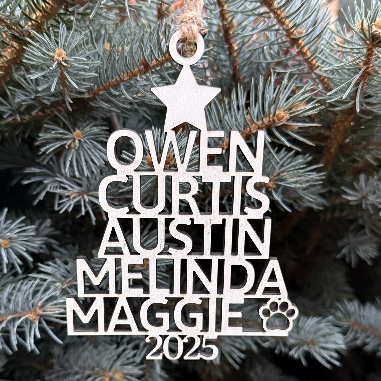 Family Name Tree W/date (BP Band)