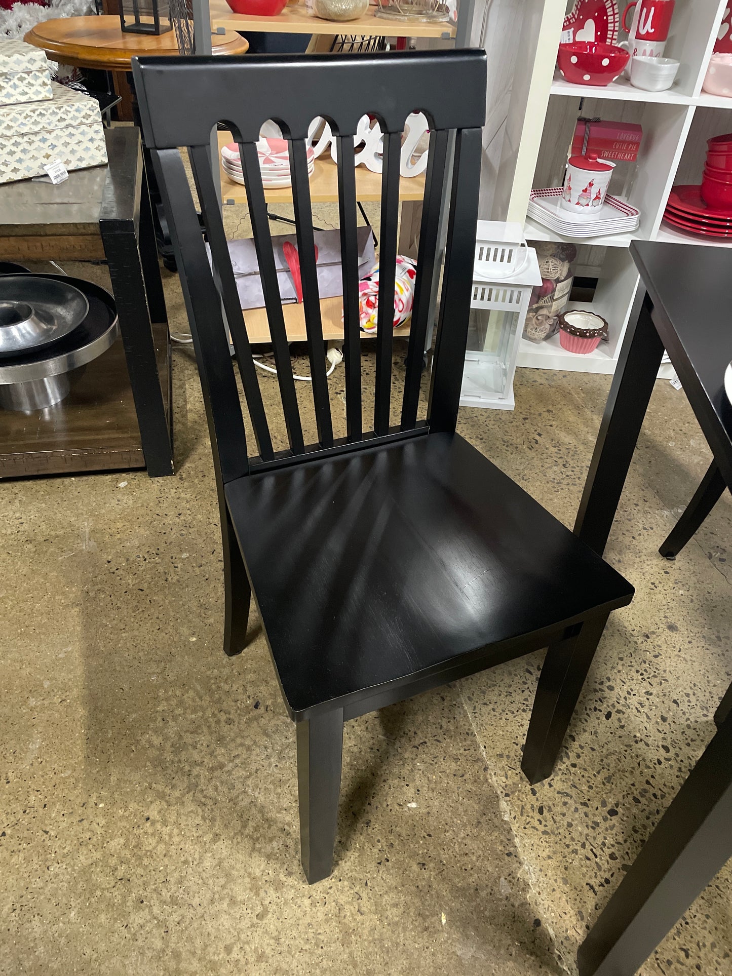 Black Kitchen Table w/ 4 Chairs