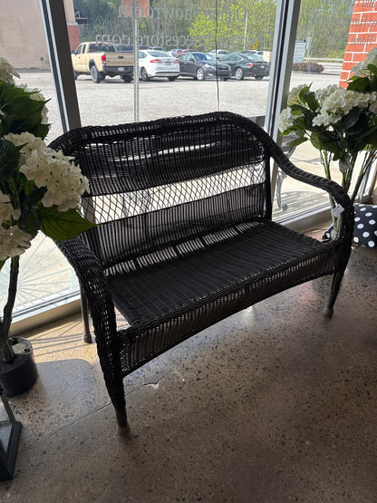 Wicker outdoor sofa
