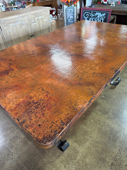 Hammered Table and Chairs