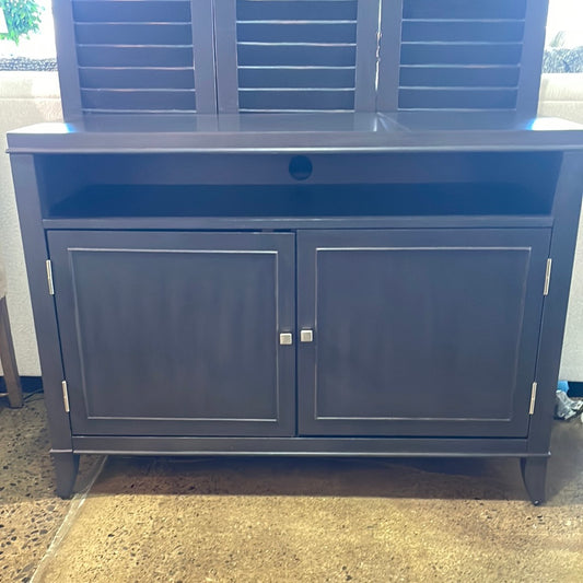 Media stand with storage