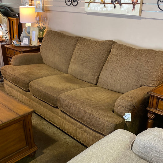 Brown Fabric Sofa