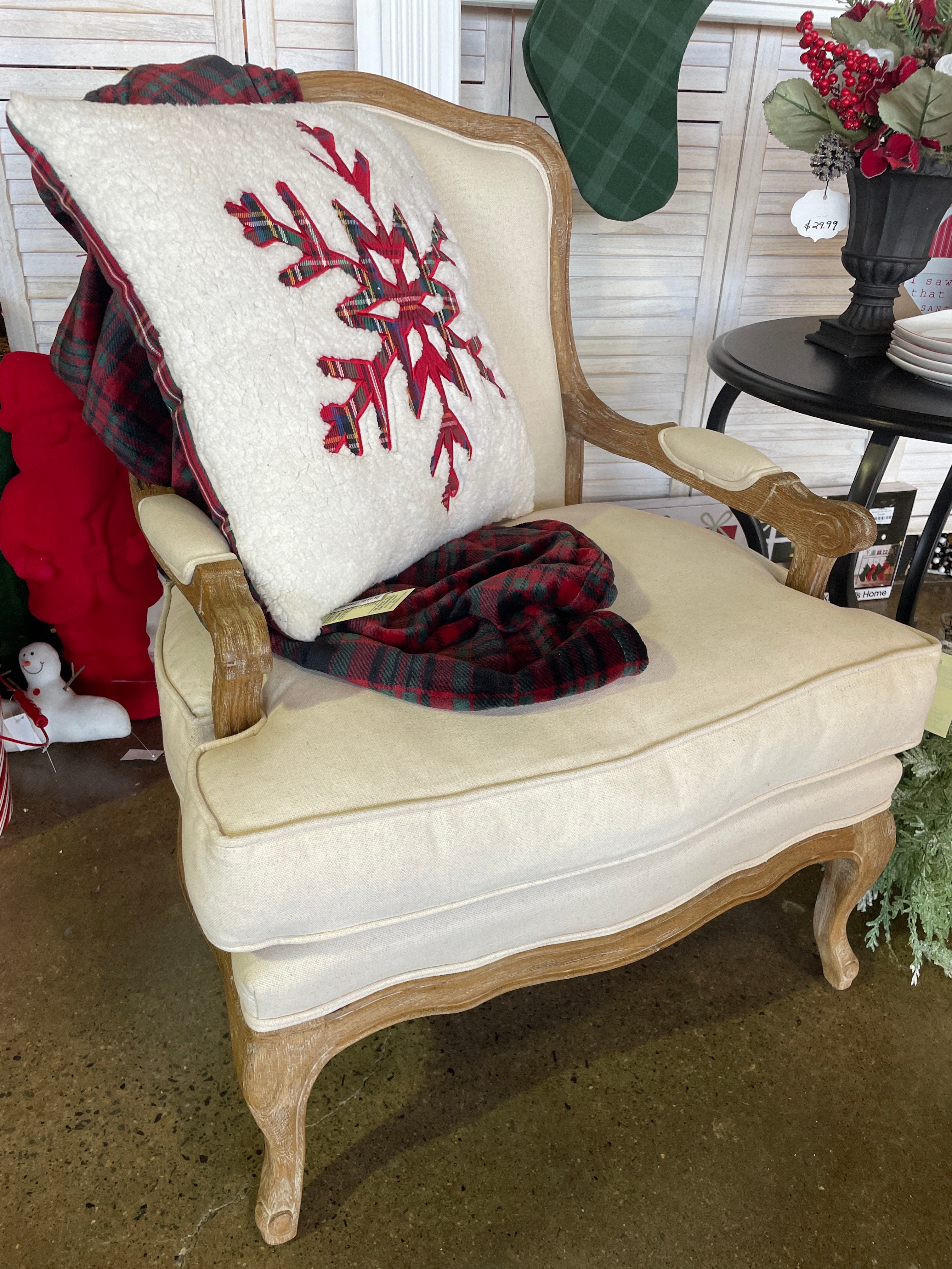 OffWhite Twill Accent Chair by Ballard Designs The Perfect Piece