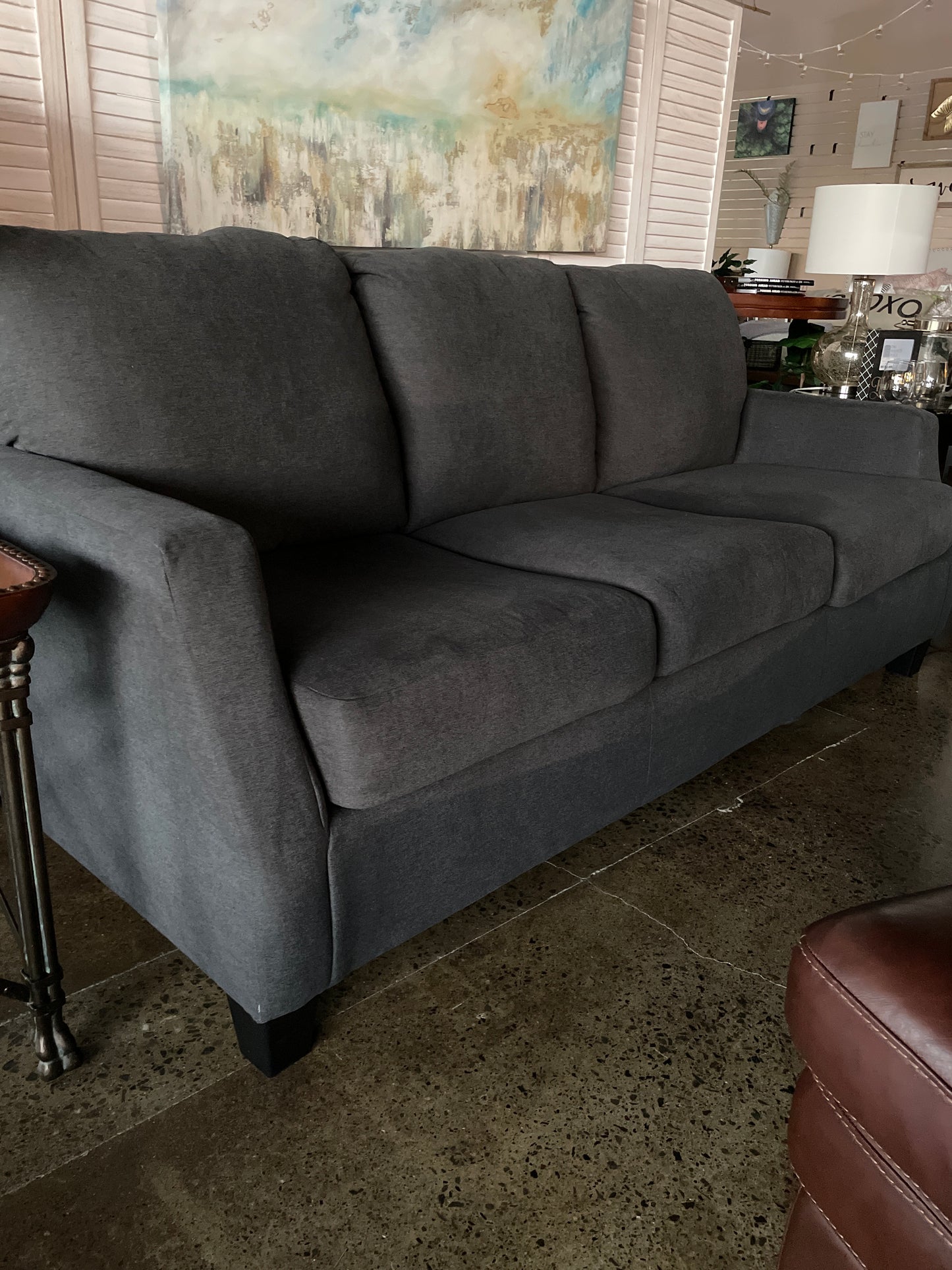 Charcoal Sofa from Ashley