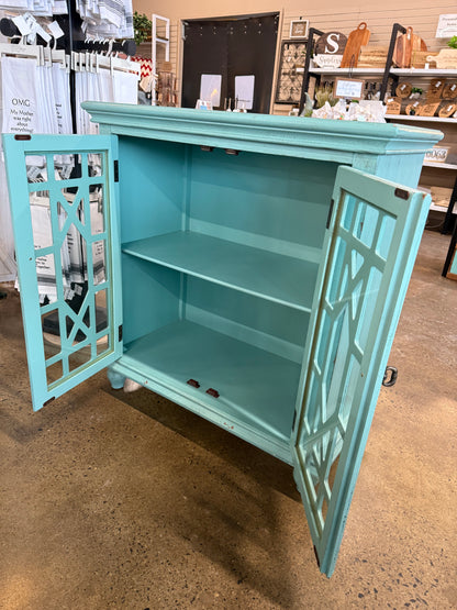 Bayberry Teal Accent Cabinet by Coast to Coast Furniture