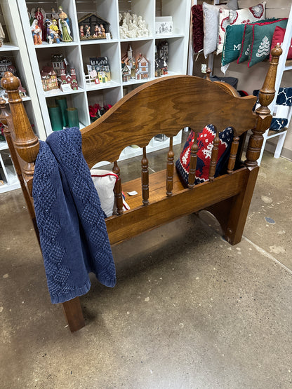 Repurposed Bed Bench