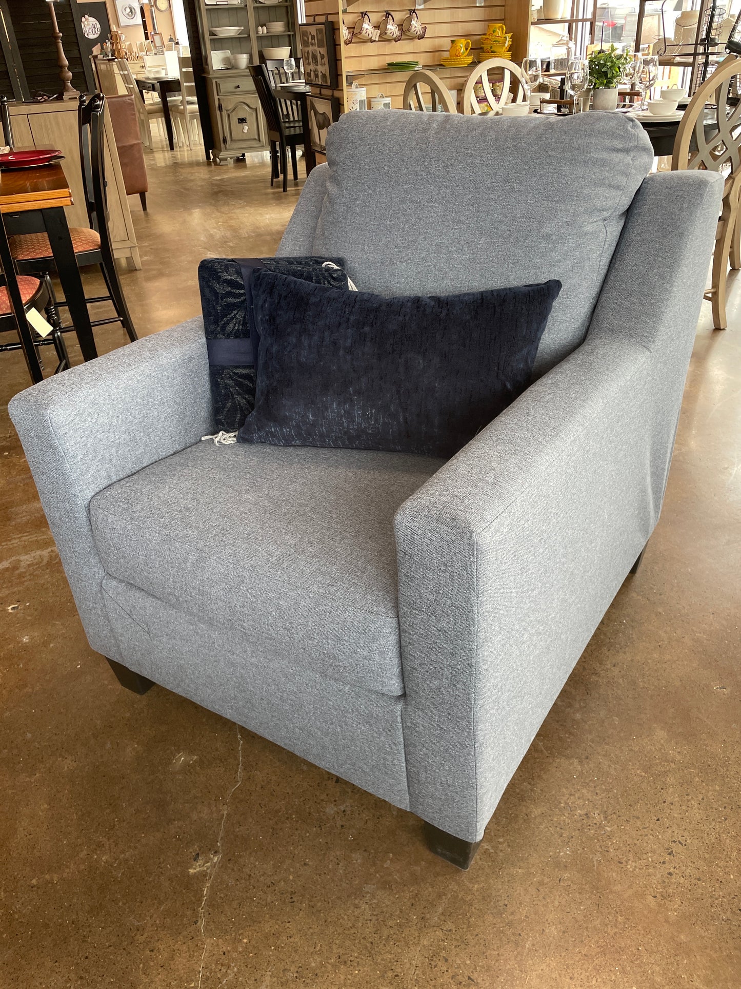 Denim Blue Chair