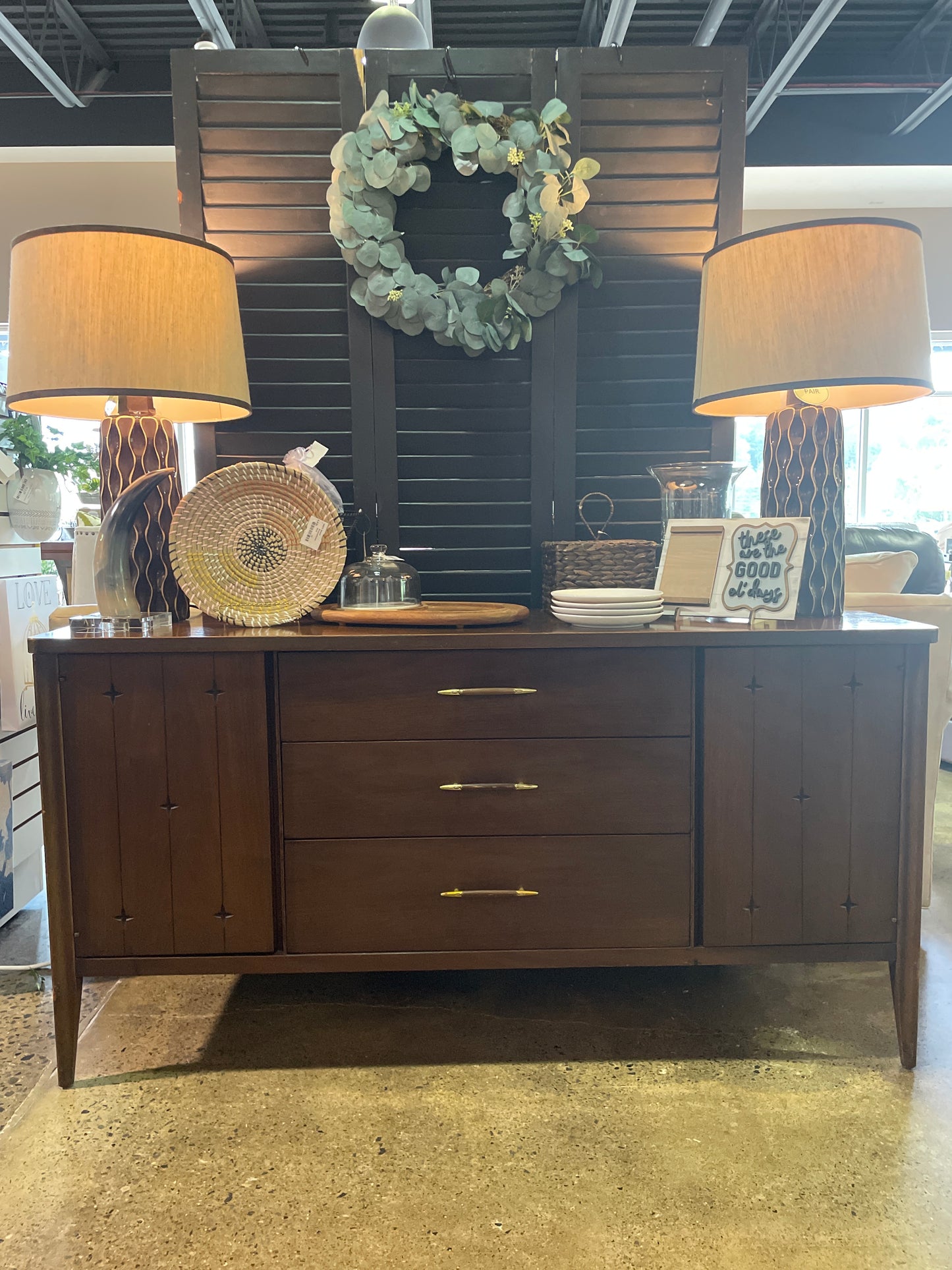 Mid-Century Buffet Saga by Broyhill Premier