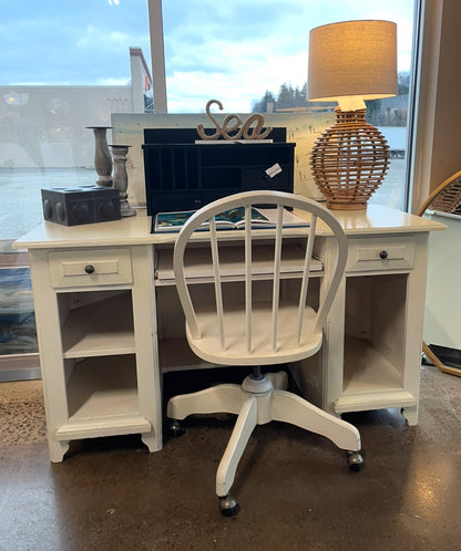 Cream Desk with Chair