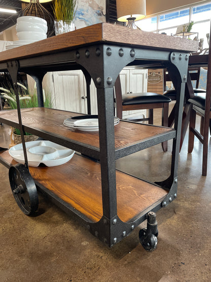 Industrial Cart Table