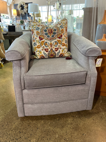 Grey Smith Brothers Swivel Chair