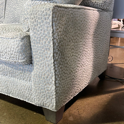 Sherrill Custom Upholstered Grey Sofa