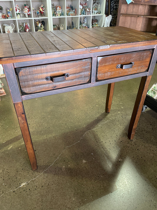 Plank Sofa Table w/ 2 drawers