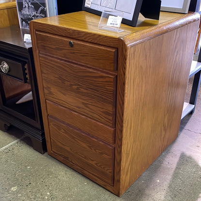 2 Drawer Filing Cabinet Oak