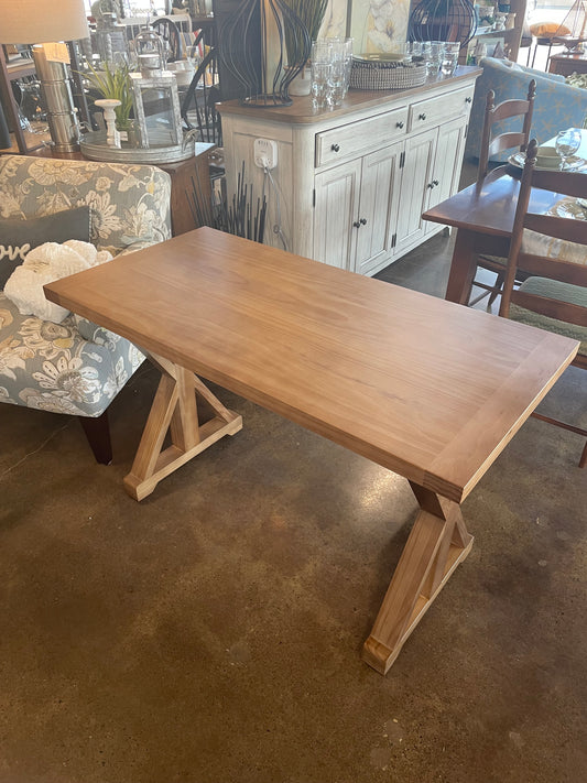 Natural Light Wood Desk