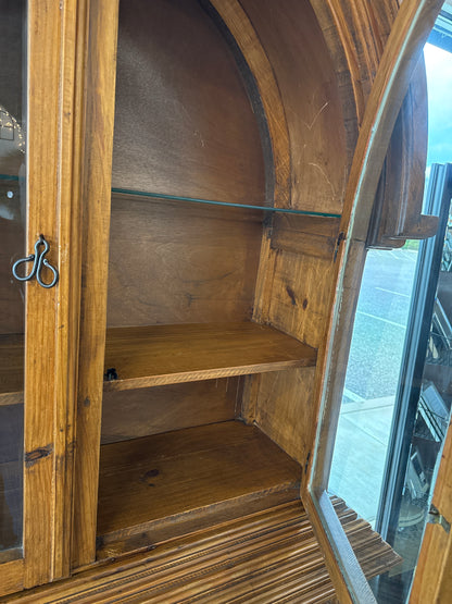 Curved Top Dining Room Cabinet/Hutch