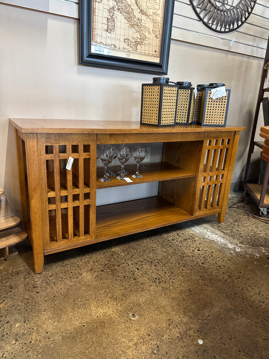 Mission Style Media Stand