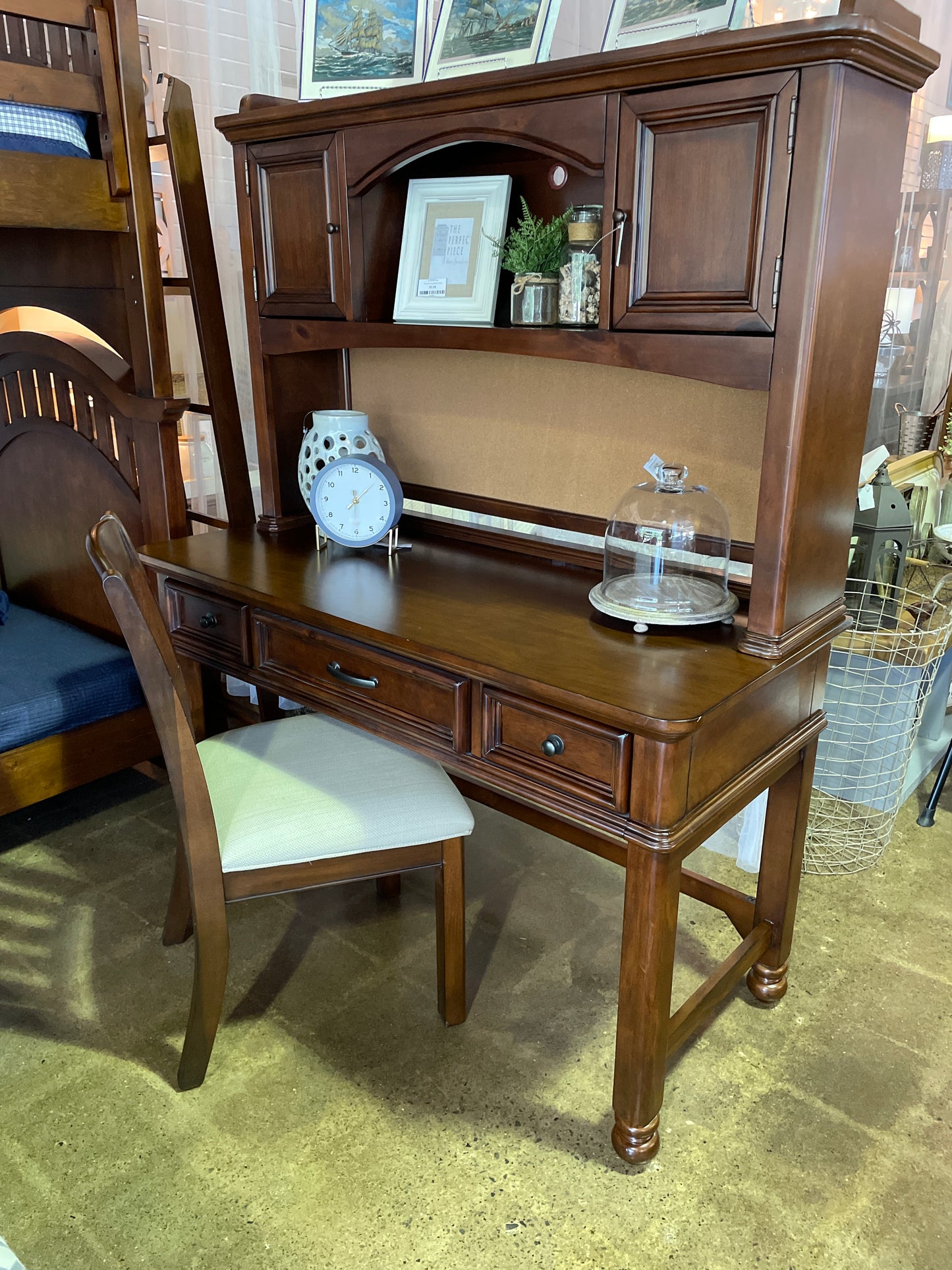 Bunk Bed Set w/chest and desk