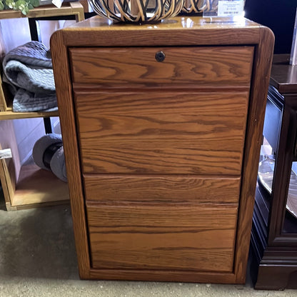 2 Drawer Filing Cabinet Oak