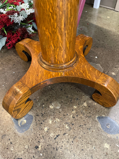 Tiger Oak Accent Table