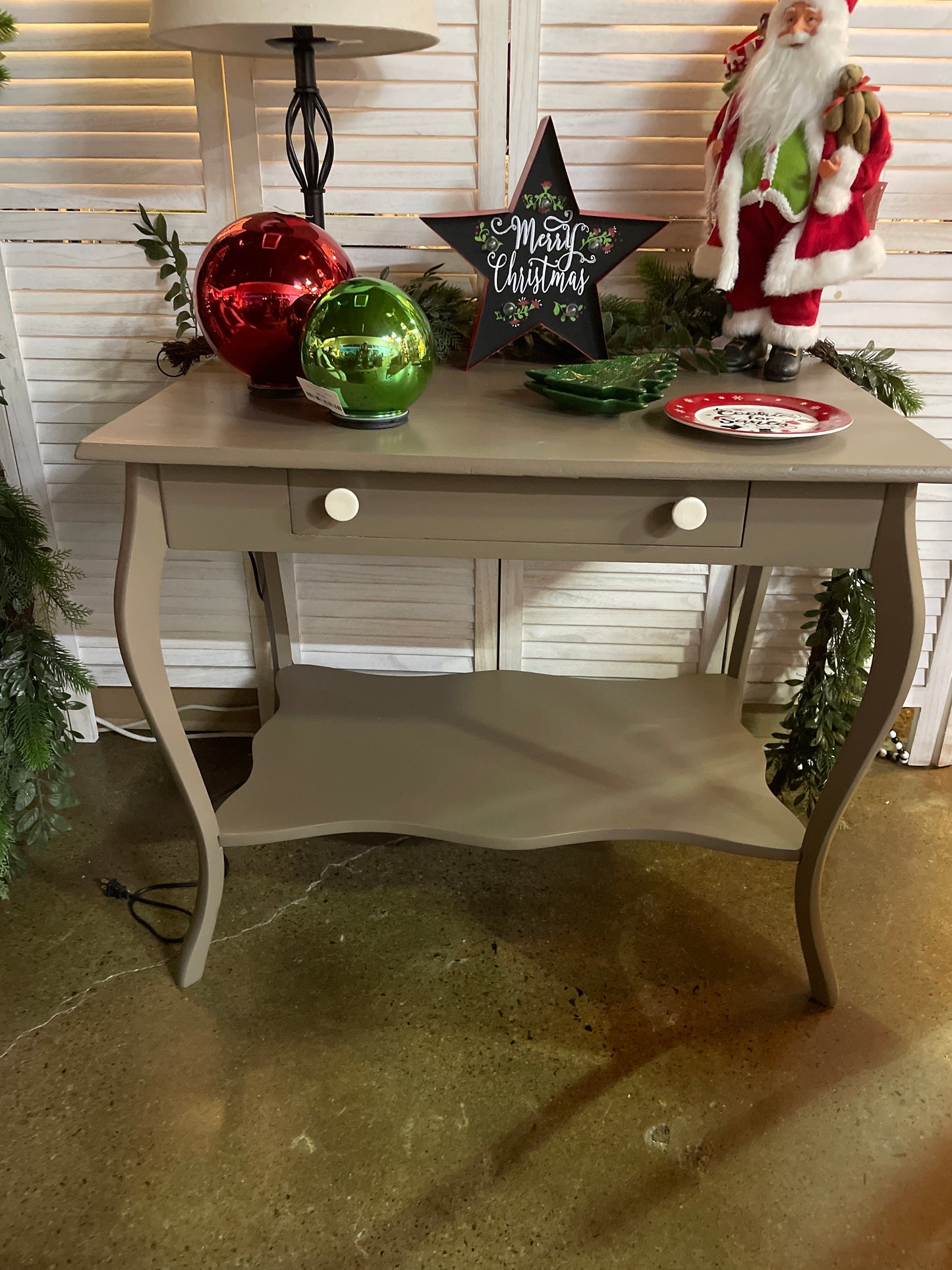 Painted Accent Table w/ drawer