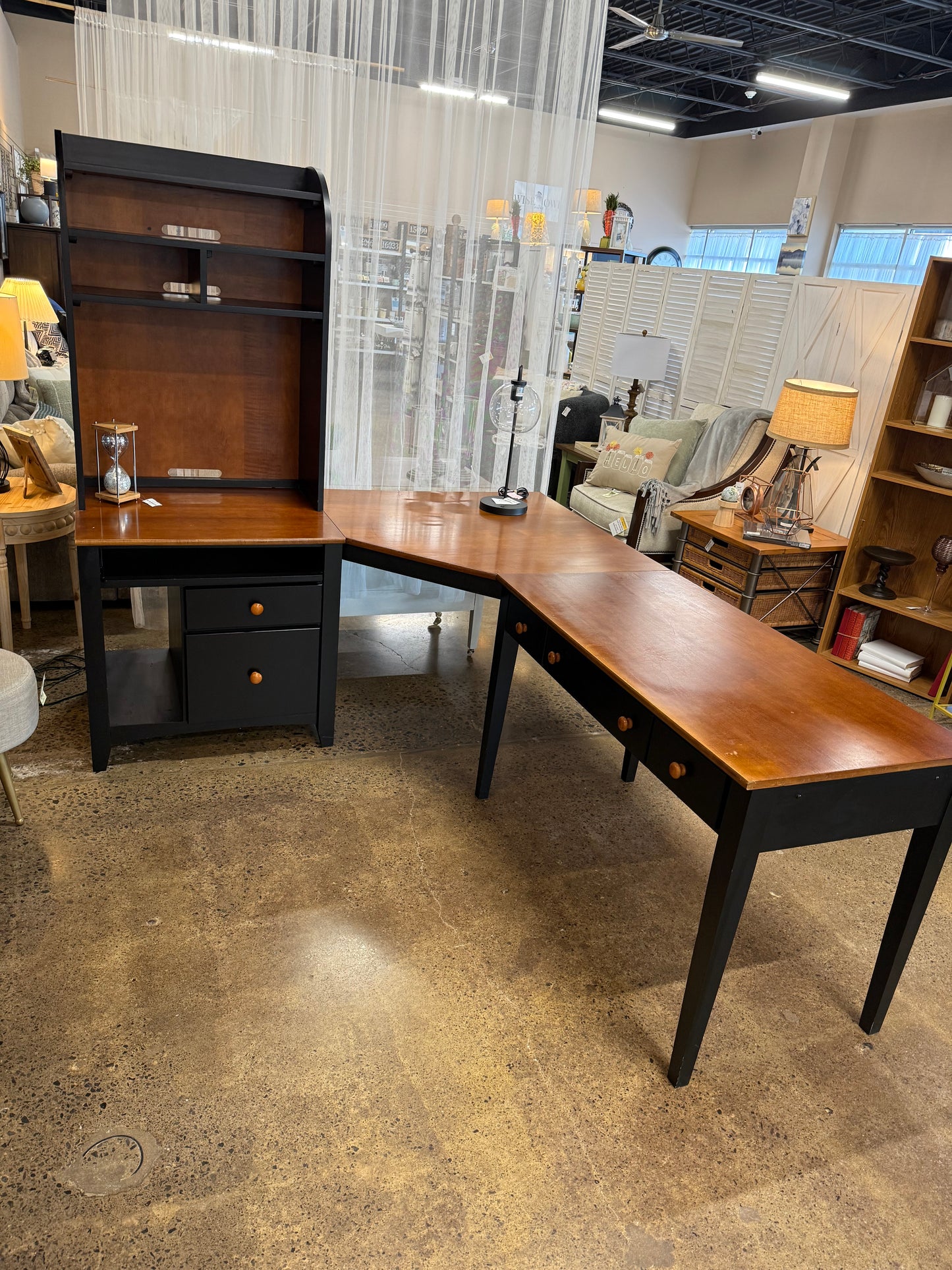 Black 3 piece Desk by Riverside Furniture