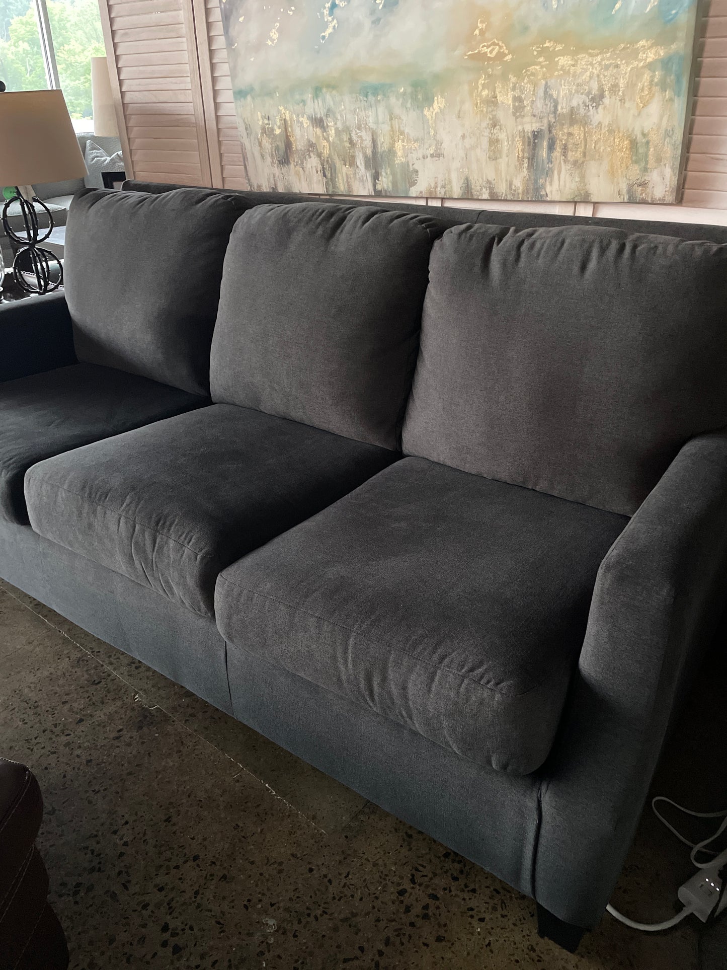 Charcoal Sofa from Ashley