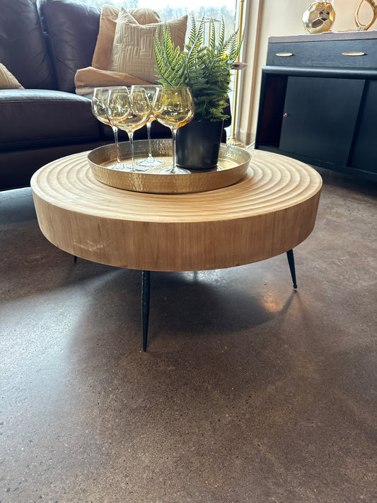 Natural Wood Coffee Table