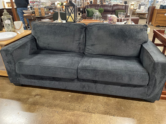 Charcoal gray sofa