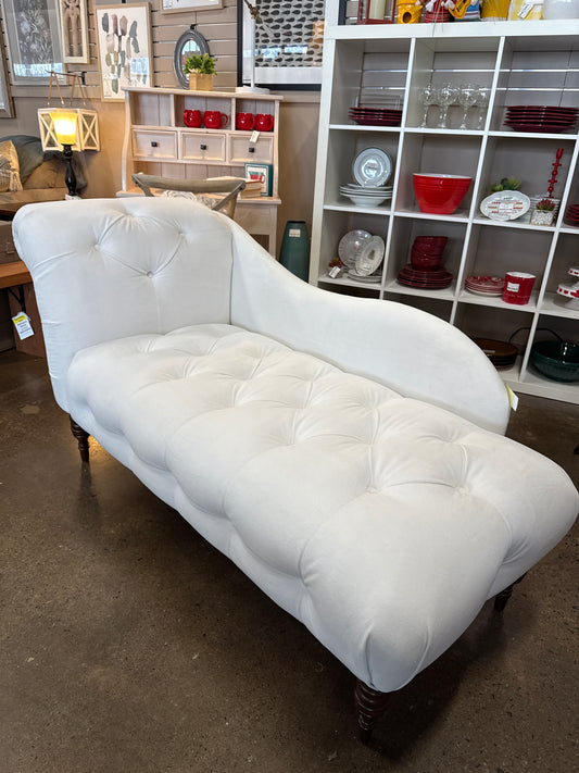 White Chaise Lounge