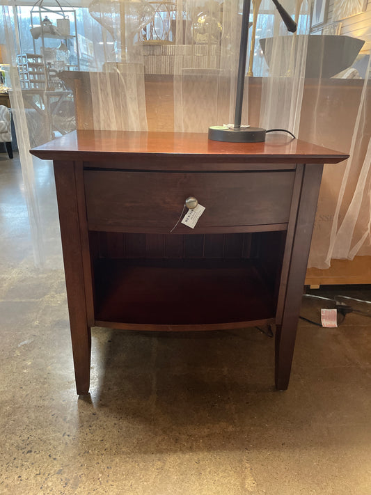 Cherry End Table with Drawer