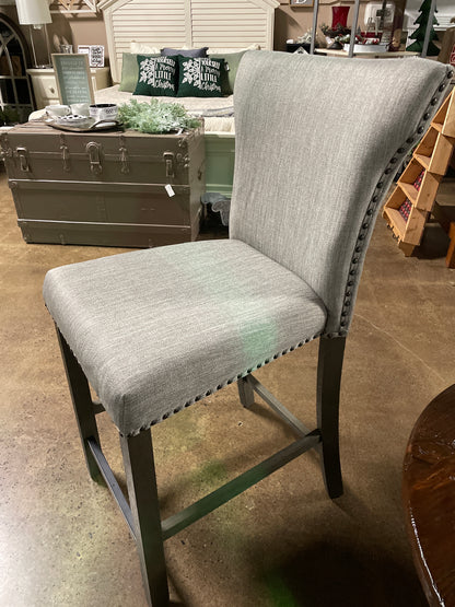 Grey Counter Height Stools (4) - MODEL HOME