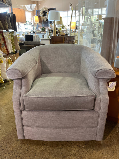 Grey Smith Brothers Swivel Chair