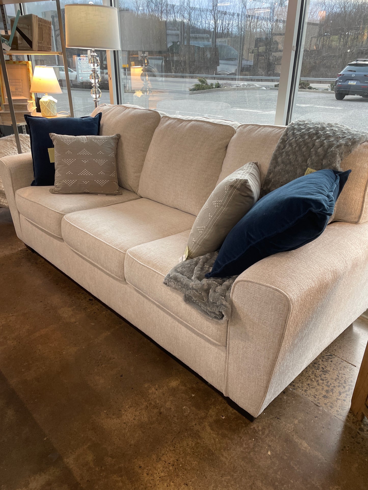 Model Home Cream Sofa