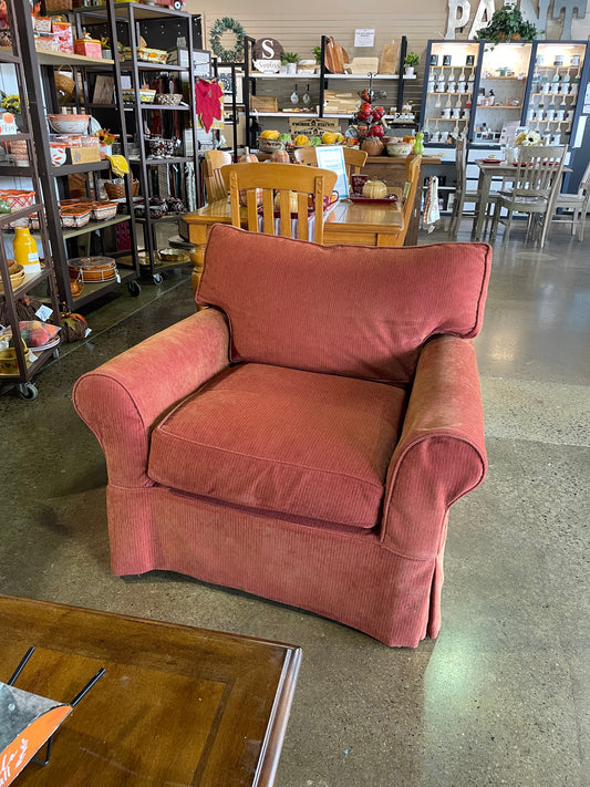 Red Chair with removable cushion