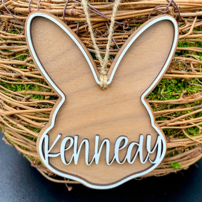 Easter Basket Tag Bunny