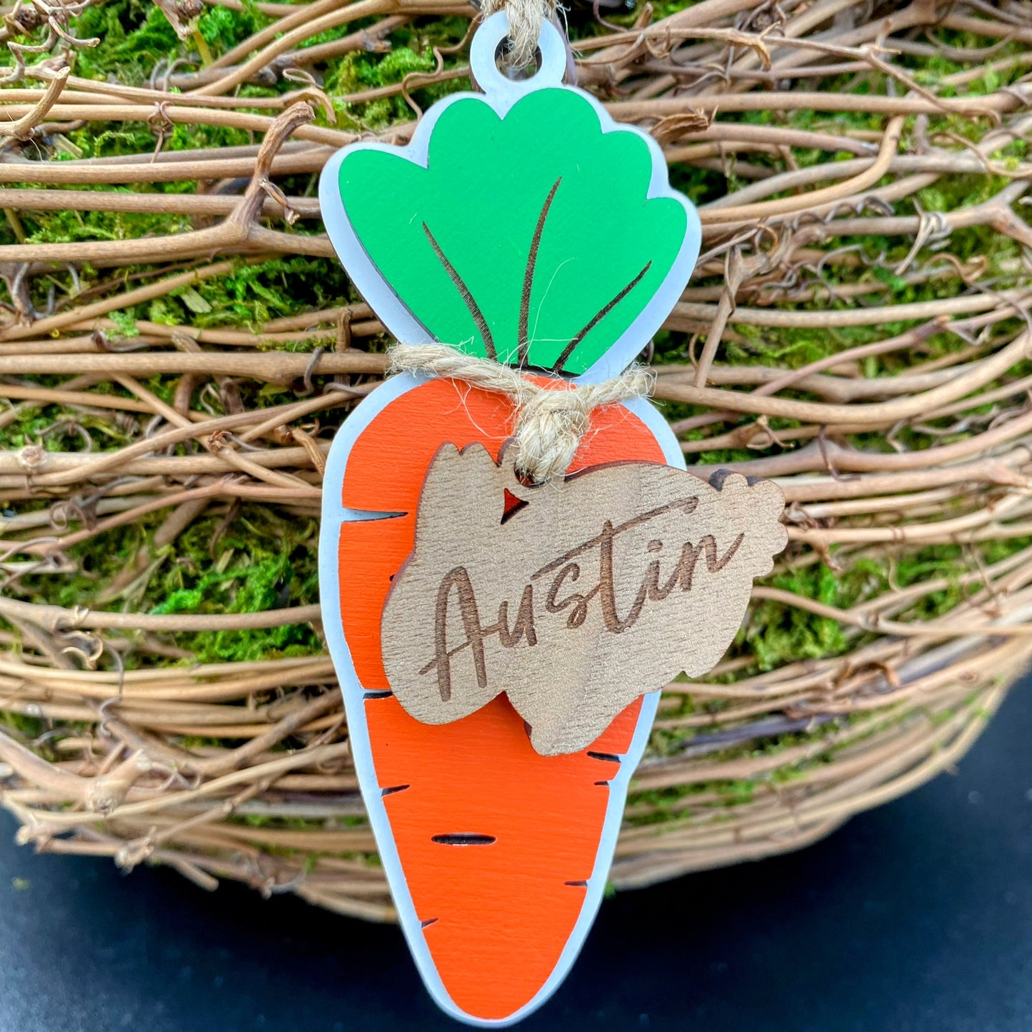 Easter Basket Tag Carrot