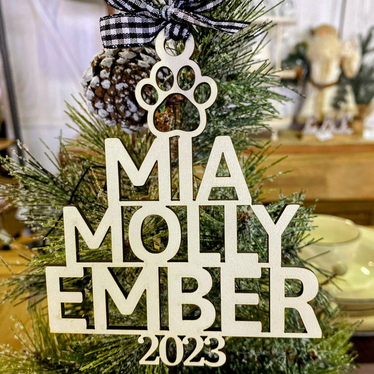 Ornament with Pet Names