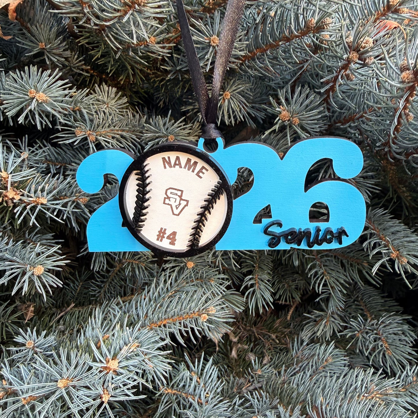 SV Baseball Senior 2026 Ornament