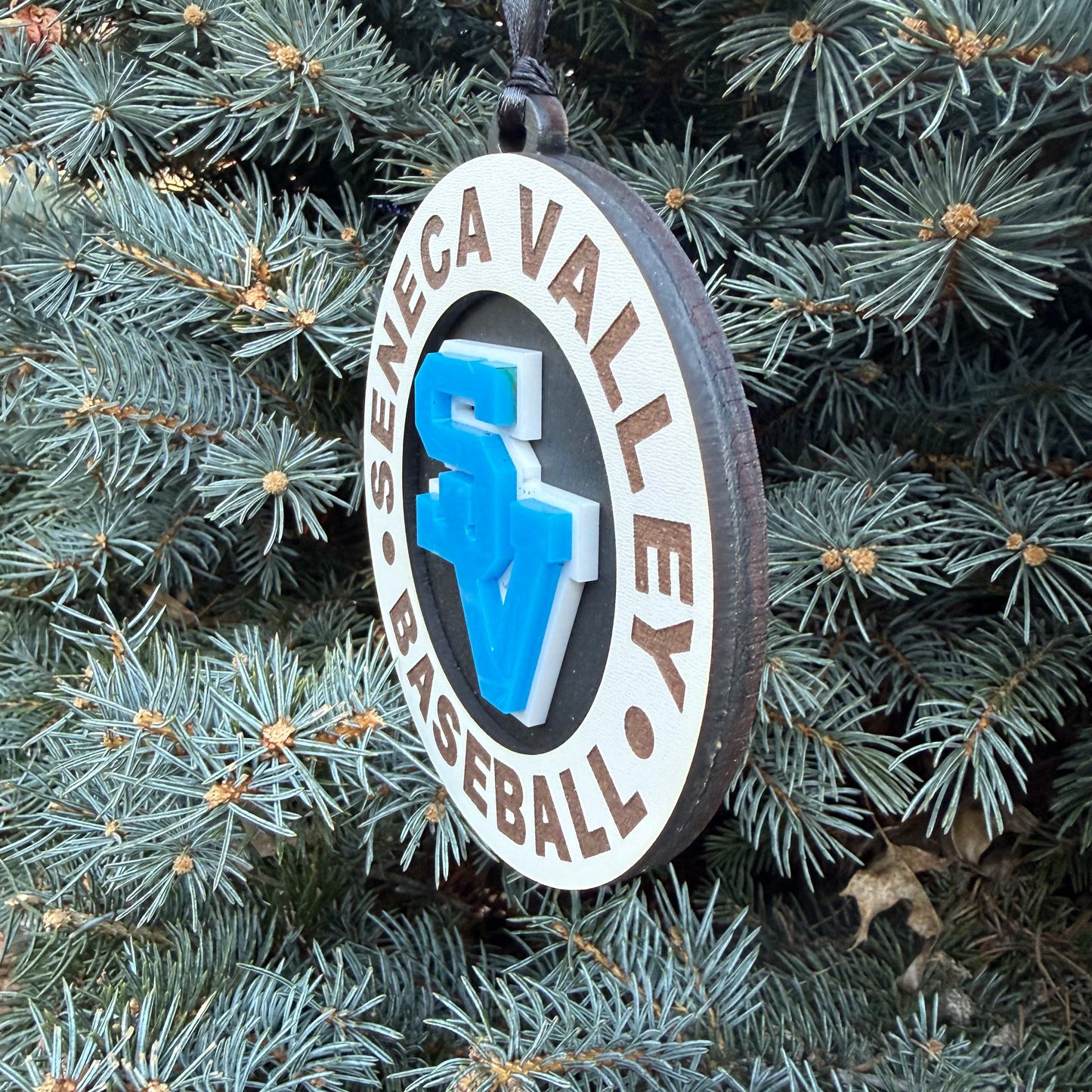 Seneca Valley Logo Baseball Ornament