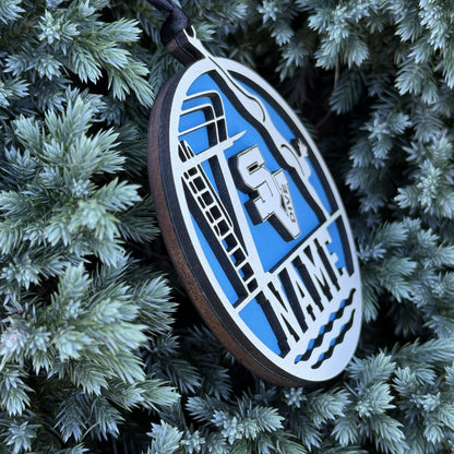 Seneca Valley Diving Ornament w/Name