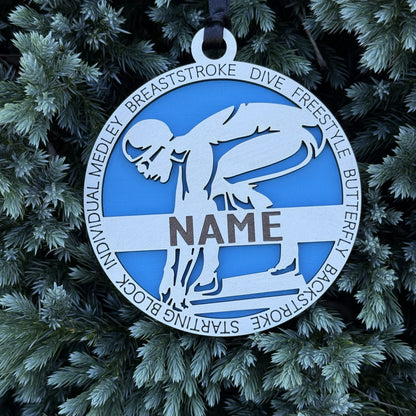 Seneca Valley SWIM/DIVE Ornament