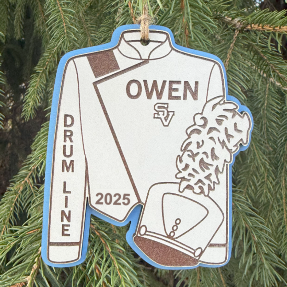 SV Marching Band Personalized Ornament