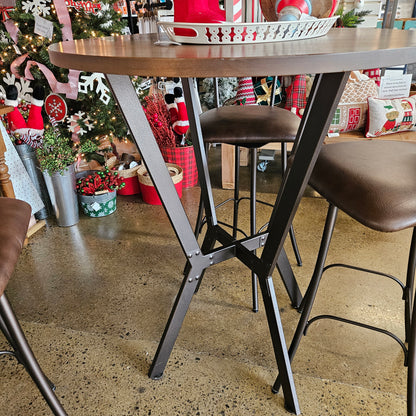 Bar height table with chairs