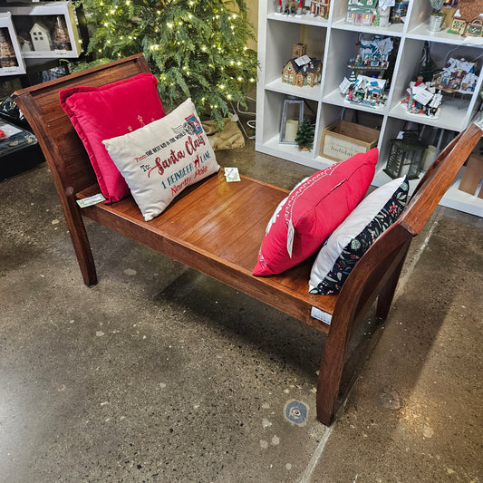Bench with Flared Arms