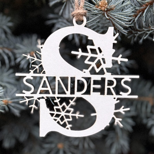 Personalized Snowflake Ornament (BP)