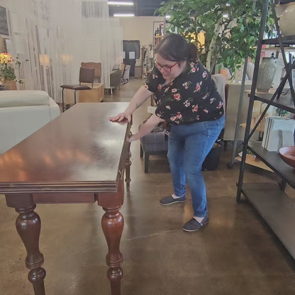 Ethan Allen Foldable Console/Full Table
